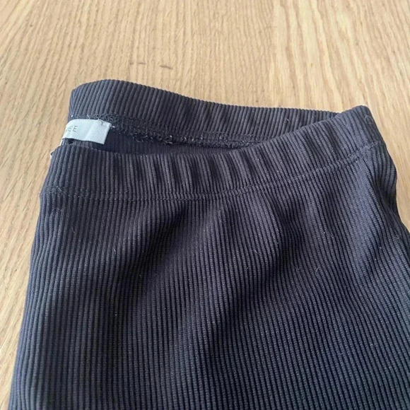 💥Love Tree Black Ribbed Flare Leggings S - Picture 4 of 8